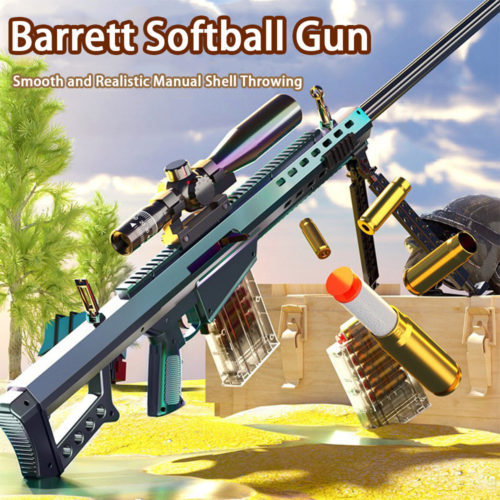 2024 Small Sniper Rifle Manual Loading Launchable Shell Ejection Soft Bullet Toy Gun Children And Boys Toys
